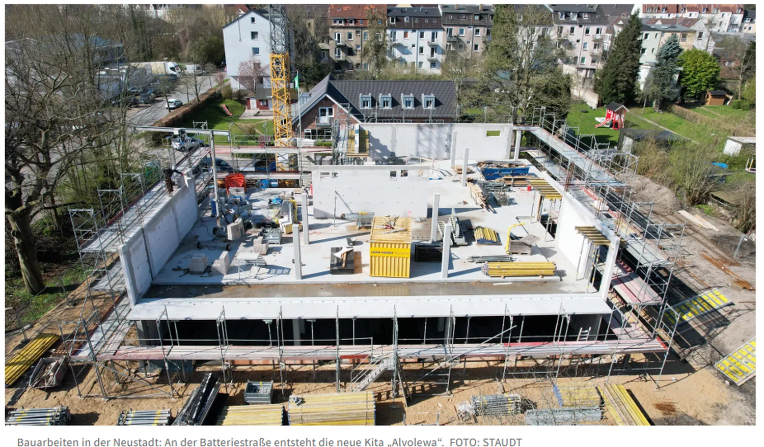 AlvoLewa - Kindergarten - Kindergarten-Baustelle